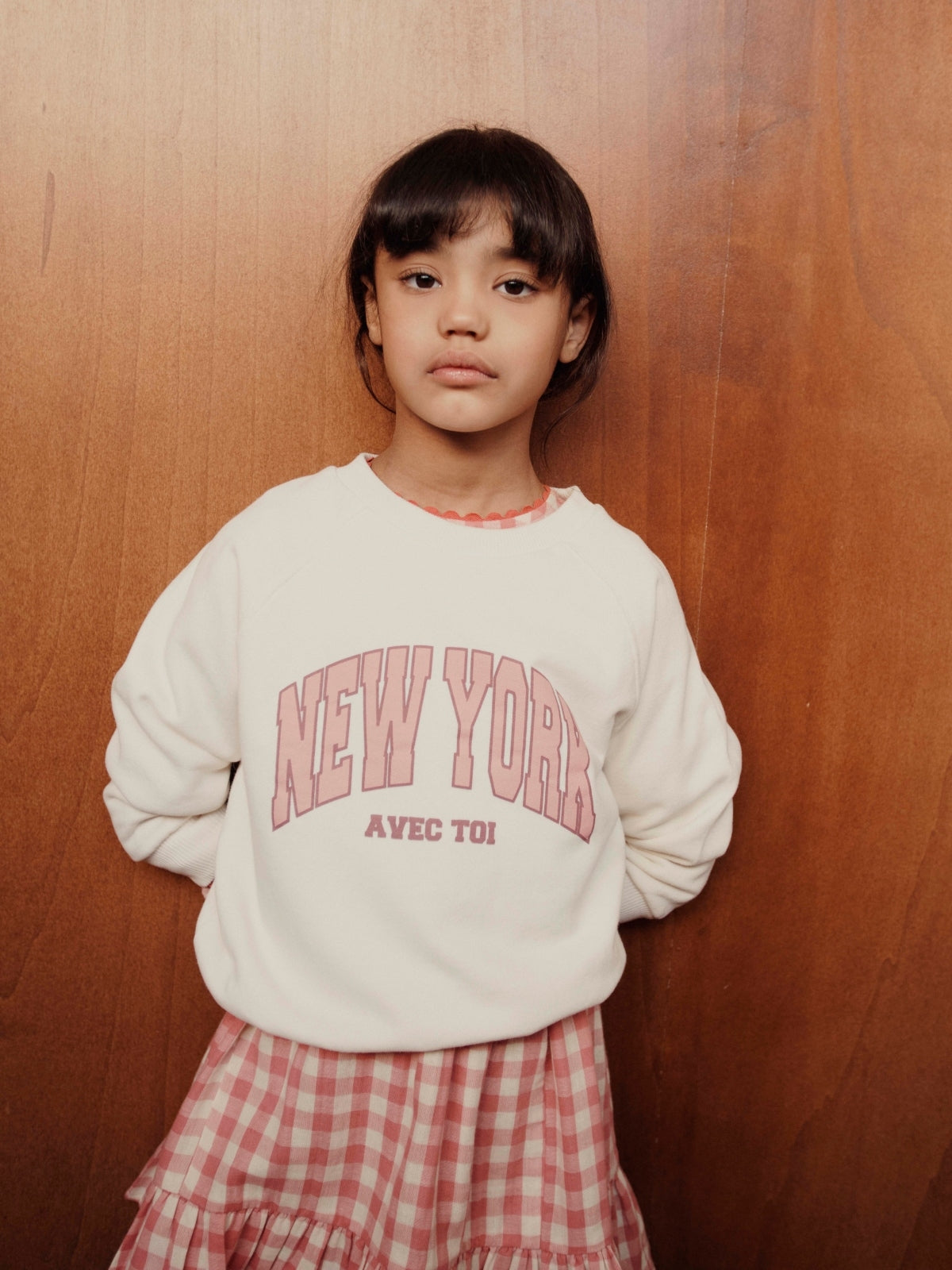 New York Sweatshirt - Cream Sweatshirts Emile et Ida