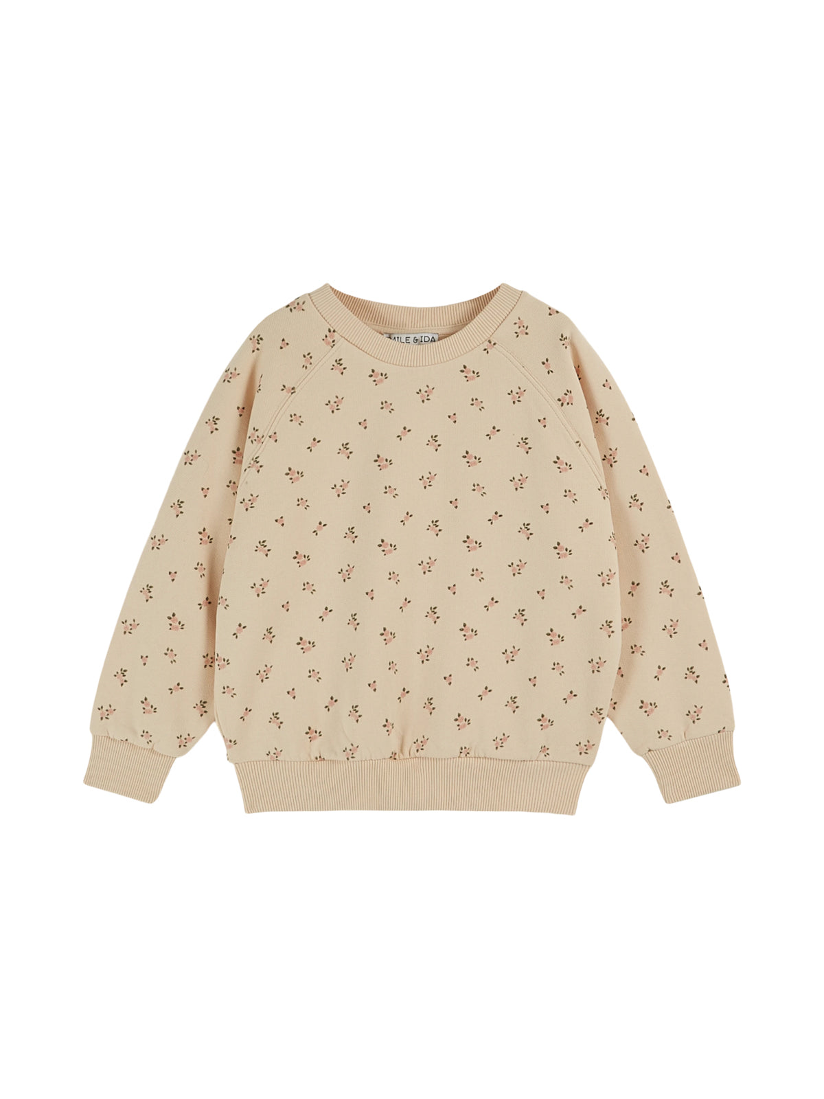 Petite Rose Sweatshirt Sweatshirts Emile et Ida Petite Rose Cream 2Y 