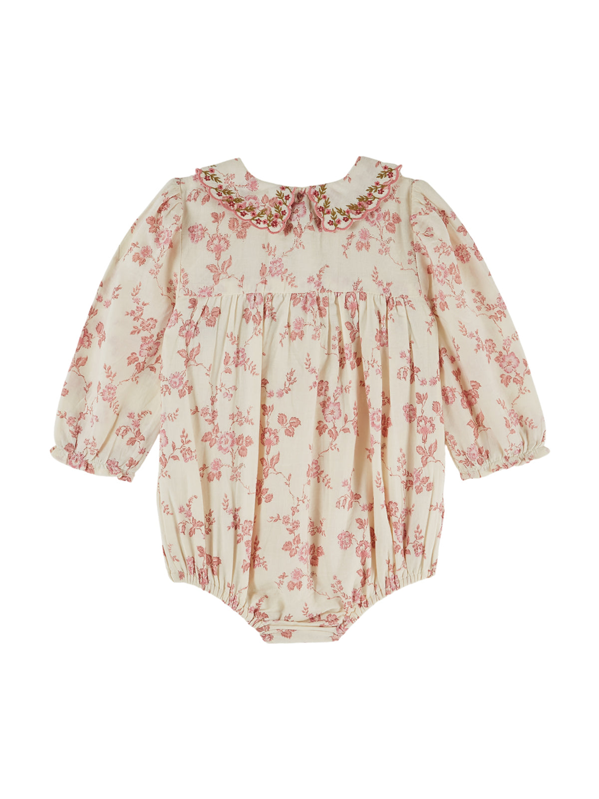 Rosalie Embroidered Romper Rompers Emile et Ida