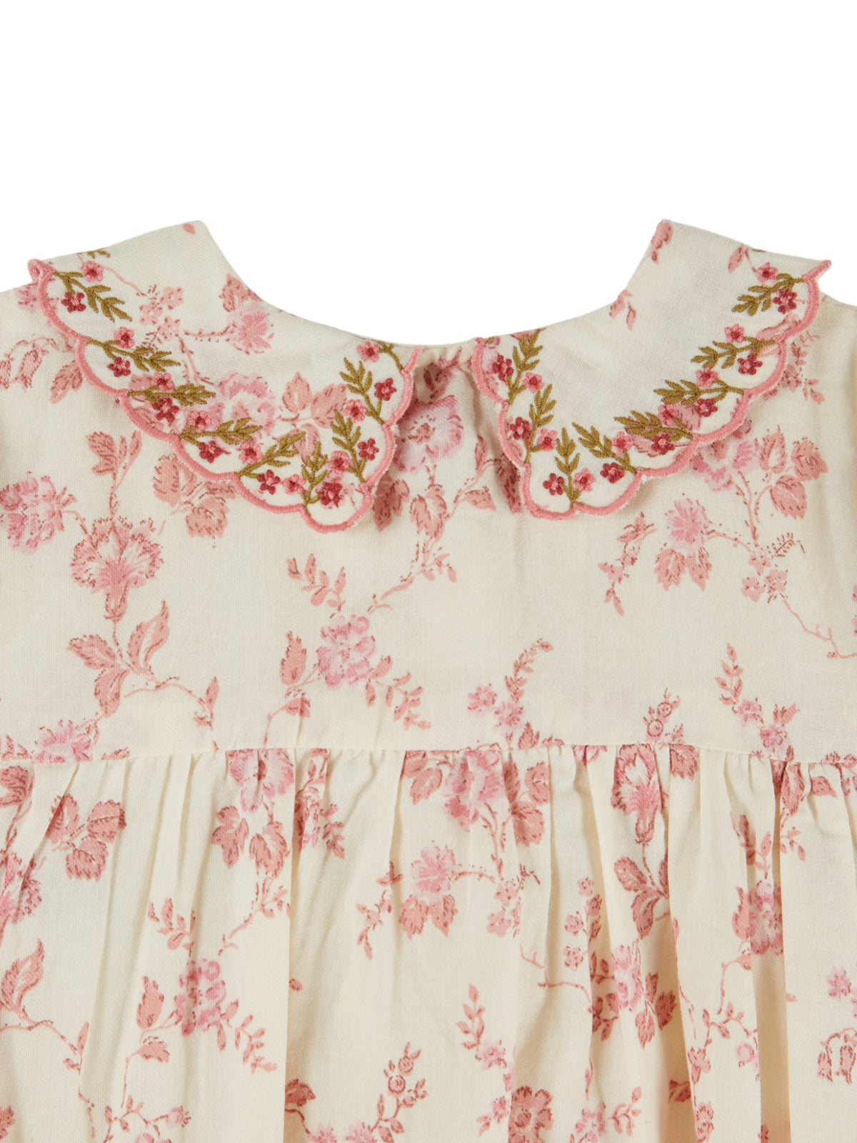 Rosalie Embroidered Romper Rompers Emile et Ida