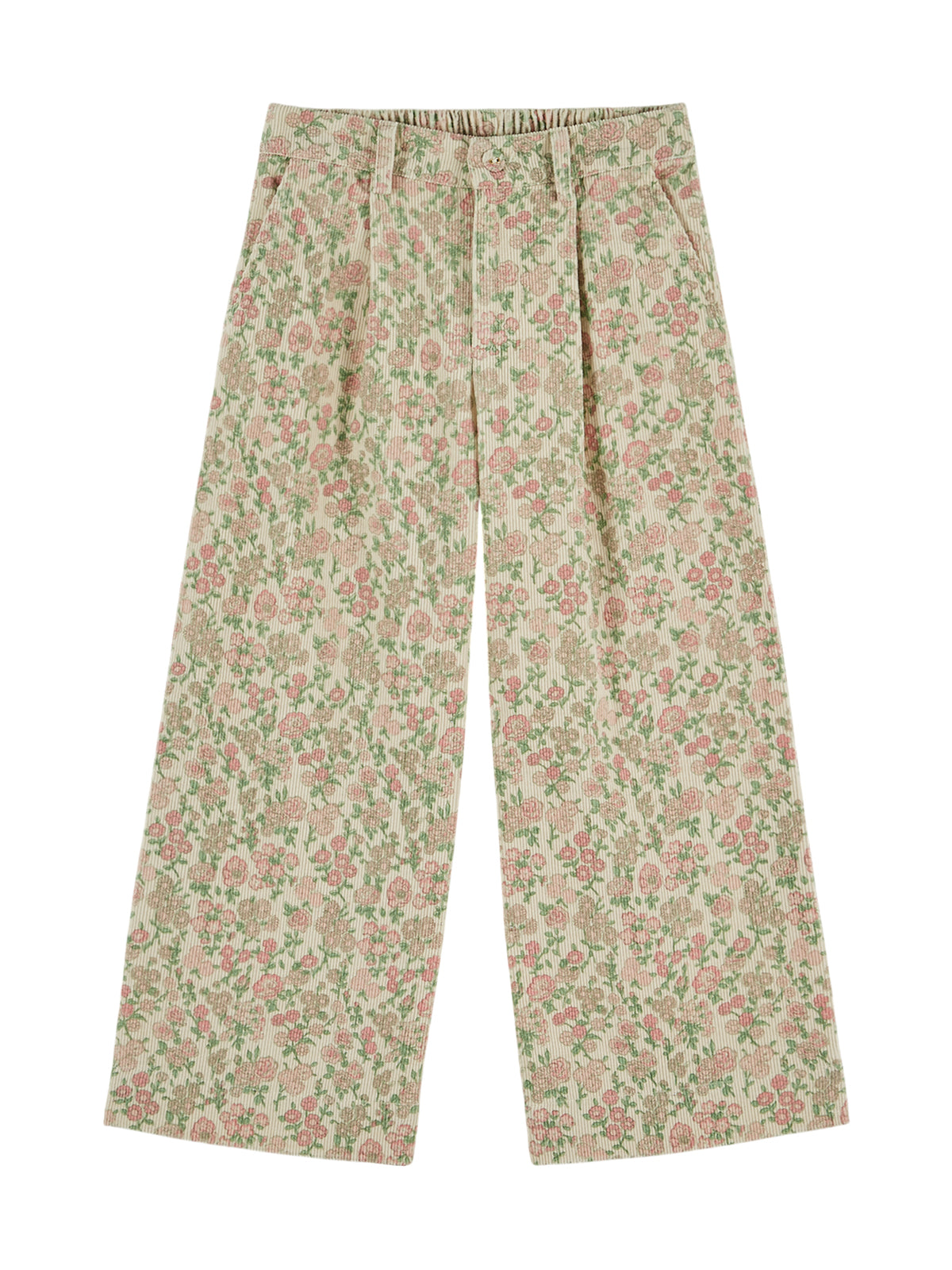 Rose Garden Corduroy Pants Pants Emile et Ida Meadow Floral 3Y