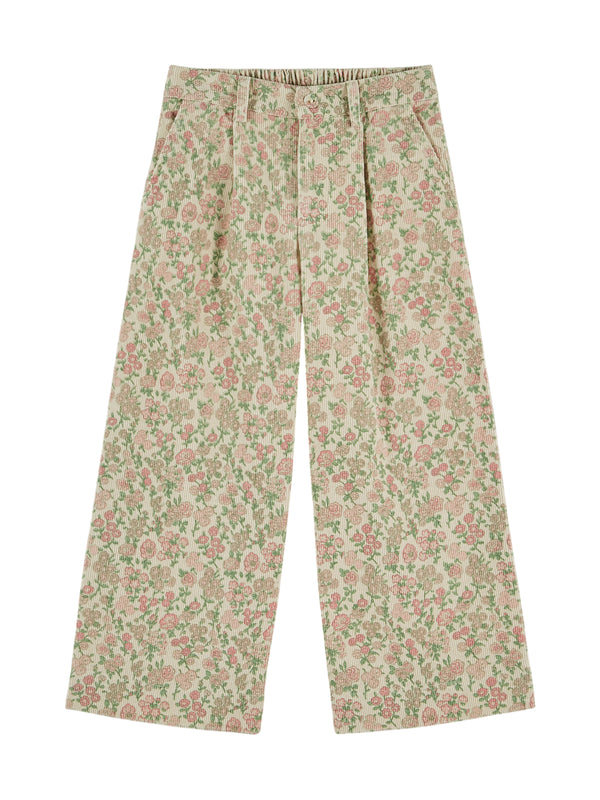 Rose Garden Corduroy Pants Pants Emile et Ida Meadow Floral 3Y