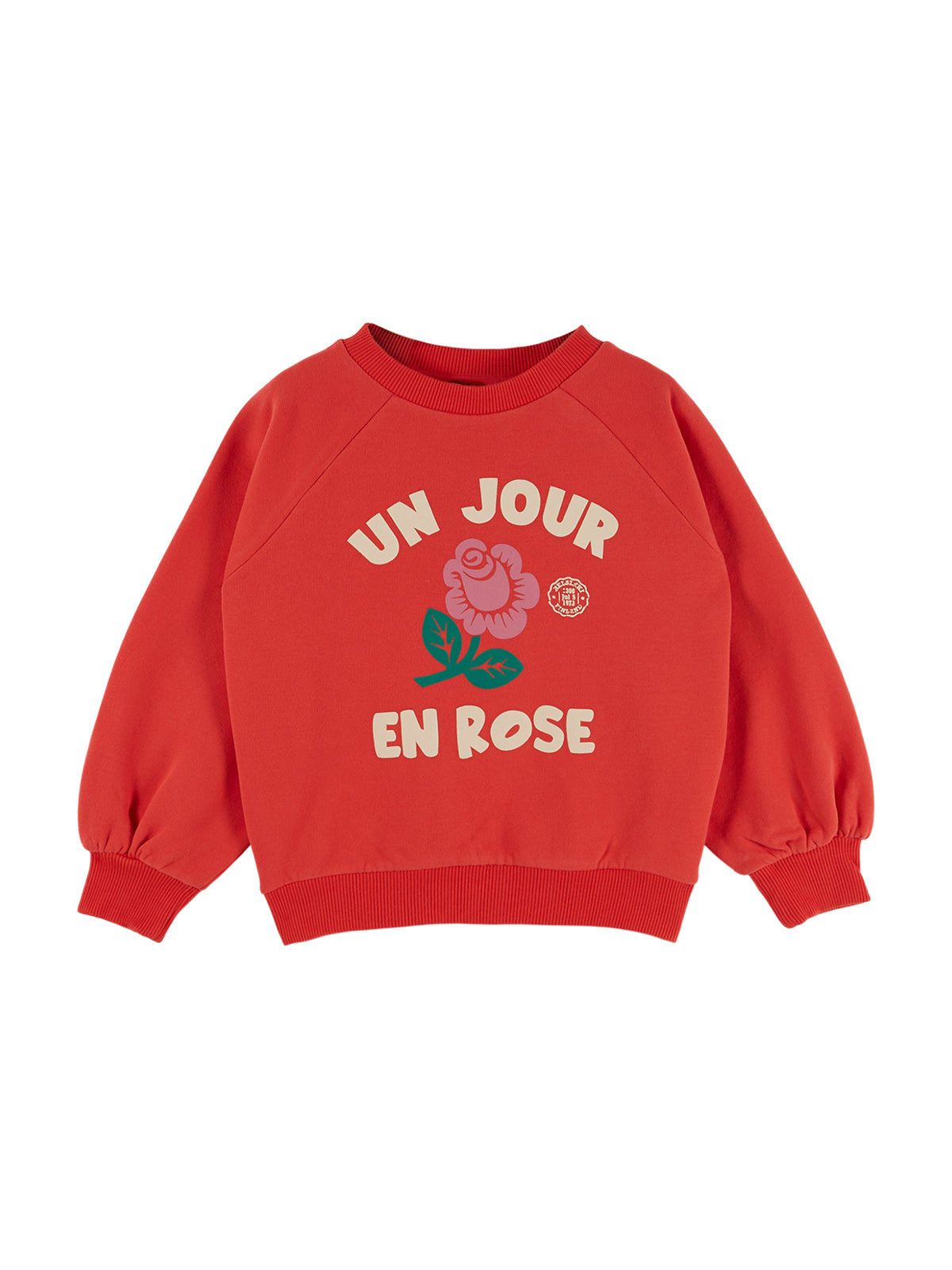 Rose Sweatshirt Sweatshirts Emile et Ida Red 2Y