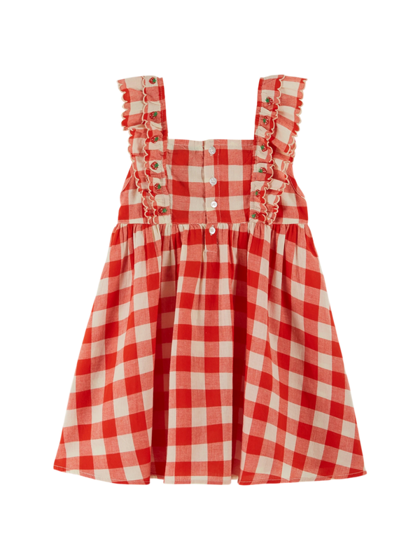 Strawberry Gingham Dress Dresses Emile et Ida