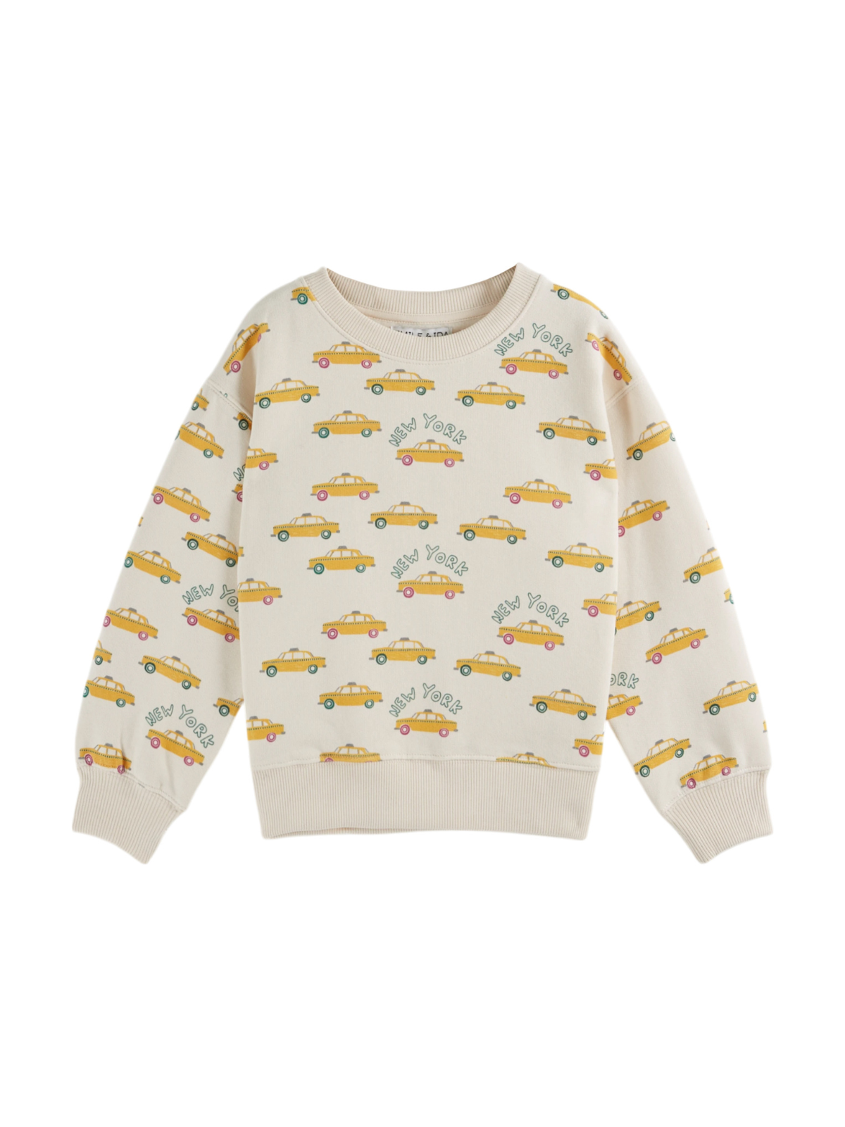 Taxi Sweatshirt Sweatshirts Emile et Ida Ivory 2Y