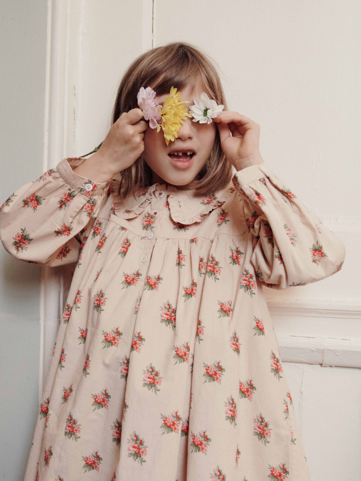 Wildflower Ruffle Collar Dress Dresses Emile et Ida
