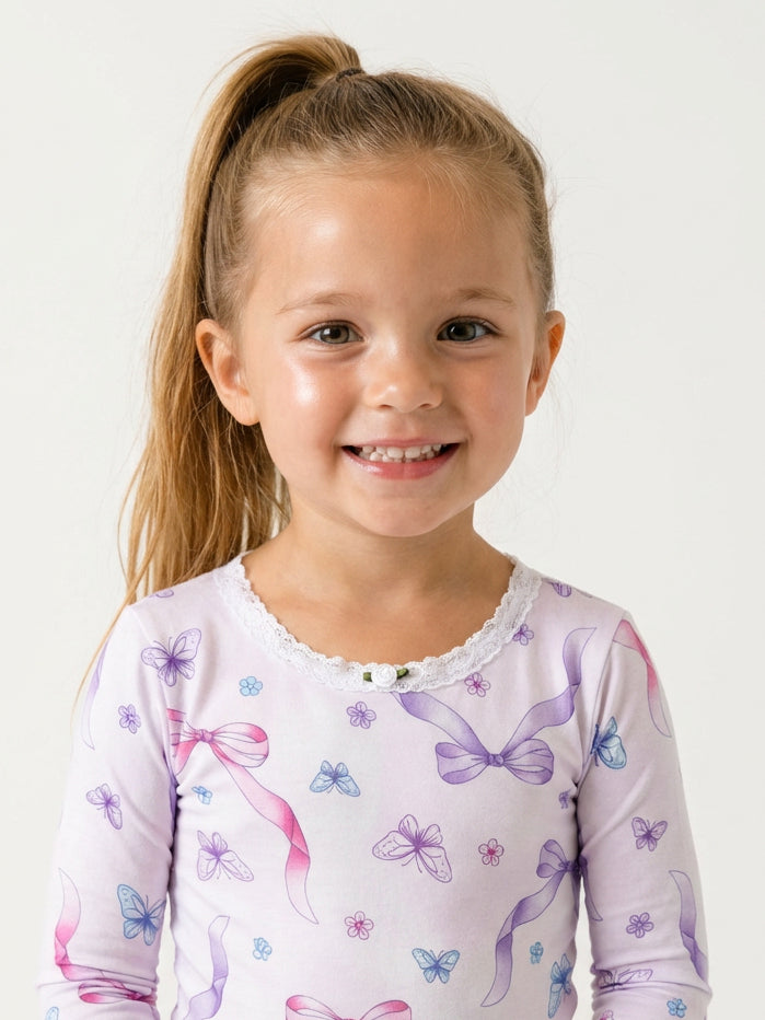 Butterfly Kisses Two Piece Pajamas Pajamas Esme