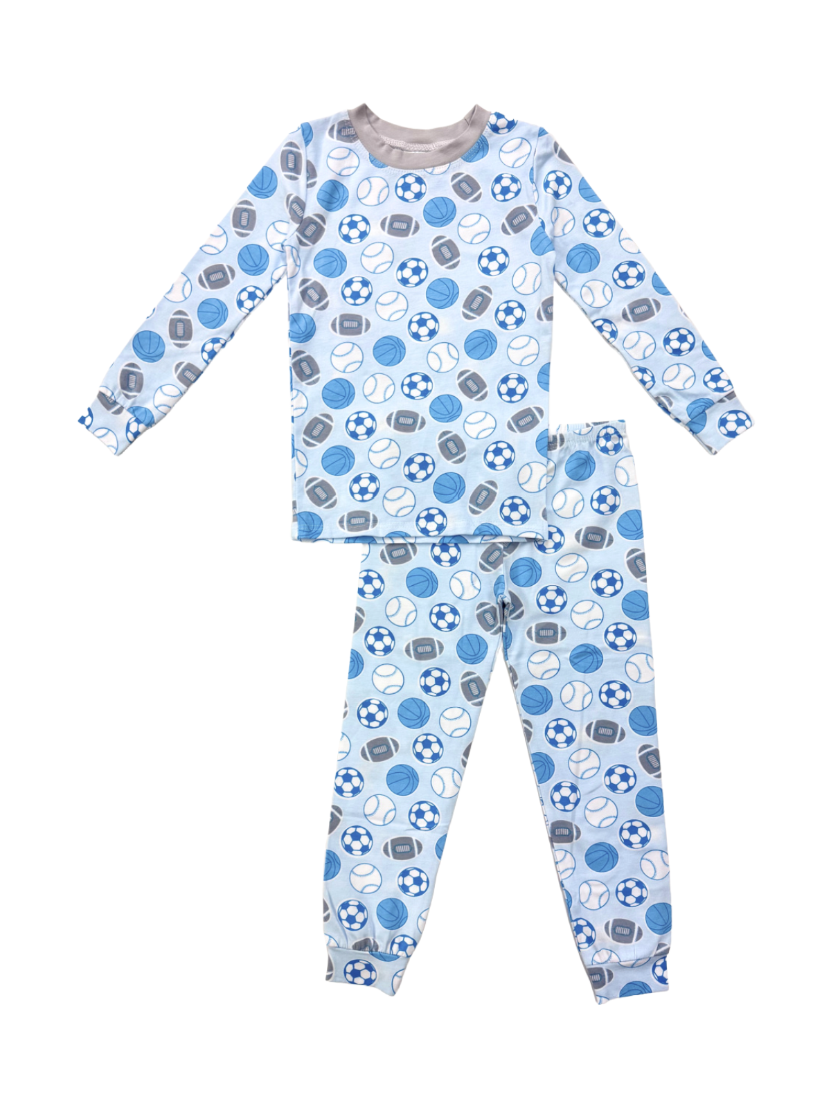 Sports Mania Two Piece Pajamas Pajamas Esme Blue 2Y