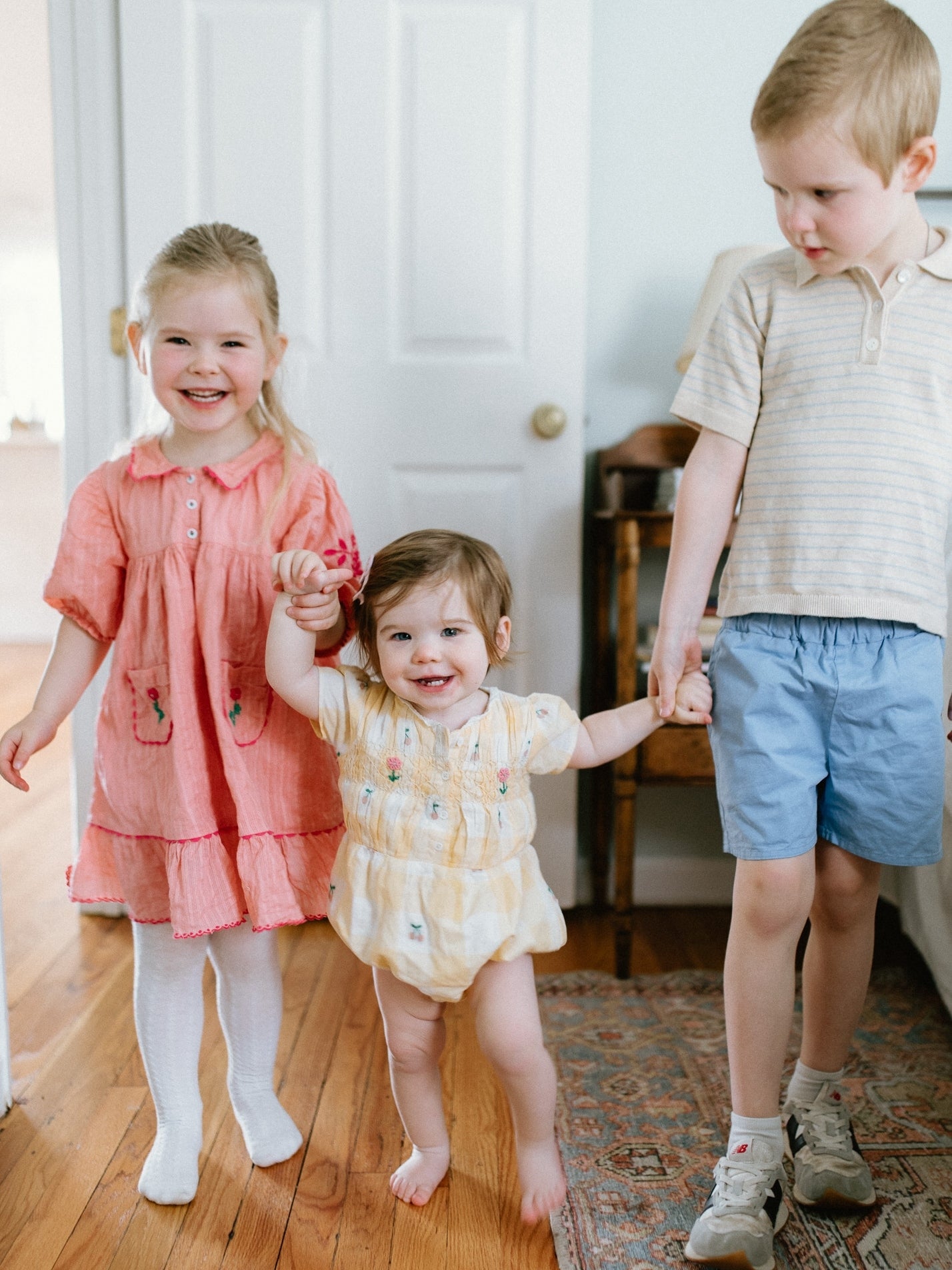 Embroidered Front Pocket Dress Dresses Emile et Ida