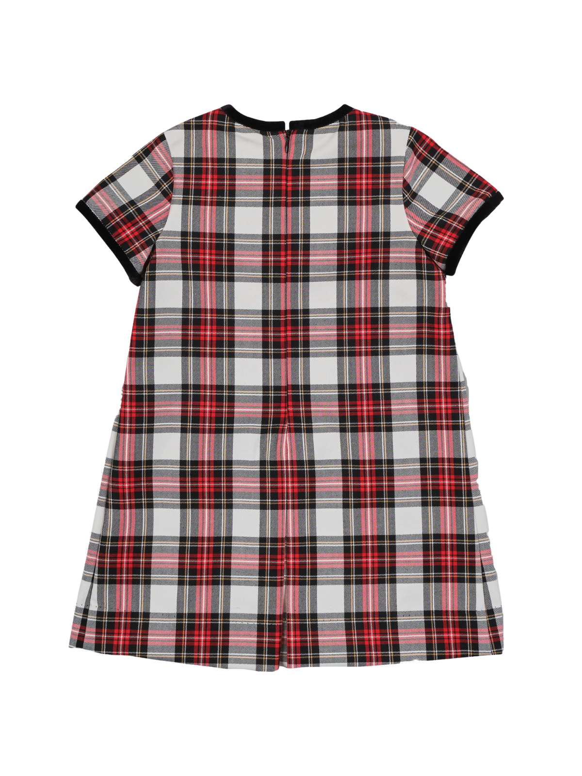 Plaid Shift Dress with Velvet Bows Dresses Florence Eiseman