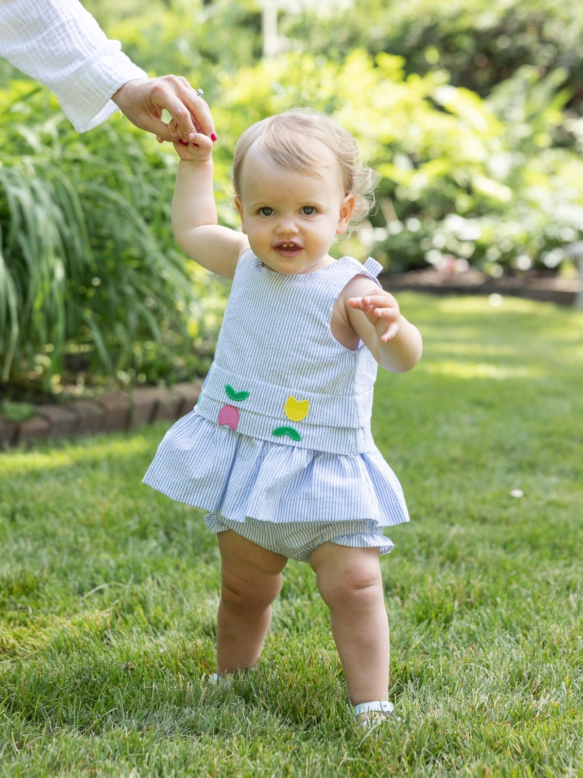 Seersucker Tulip Baby Dress Dresses Florence Eiseman