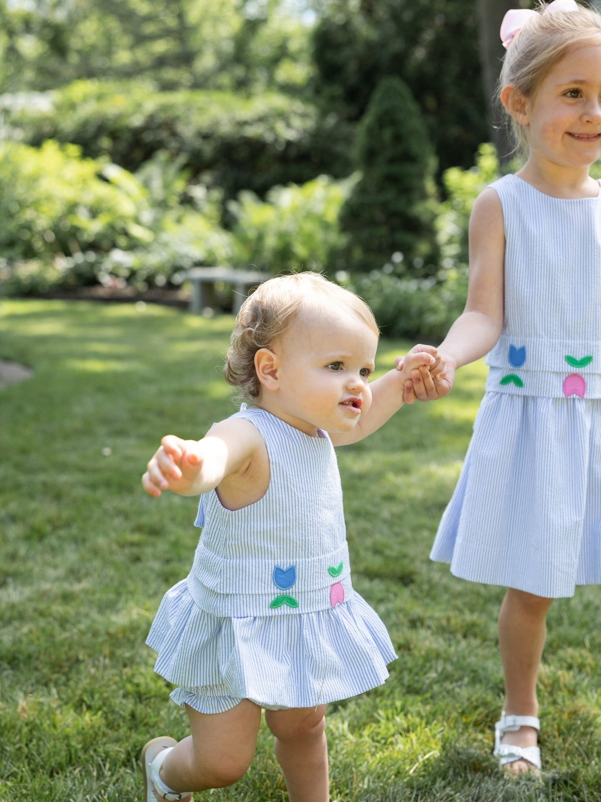 Seersucker Tulip Baby Dress Dresses Florence Eiseman