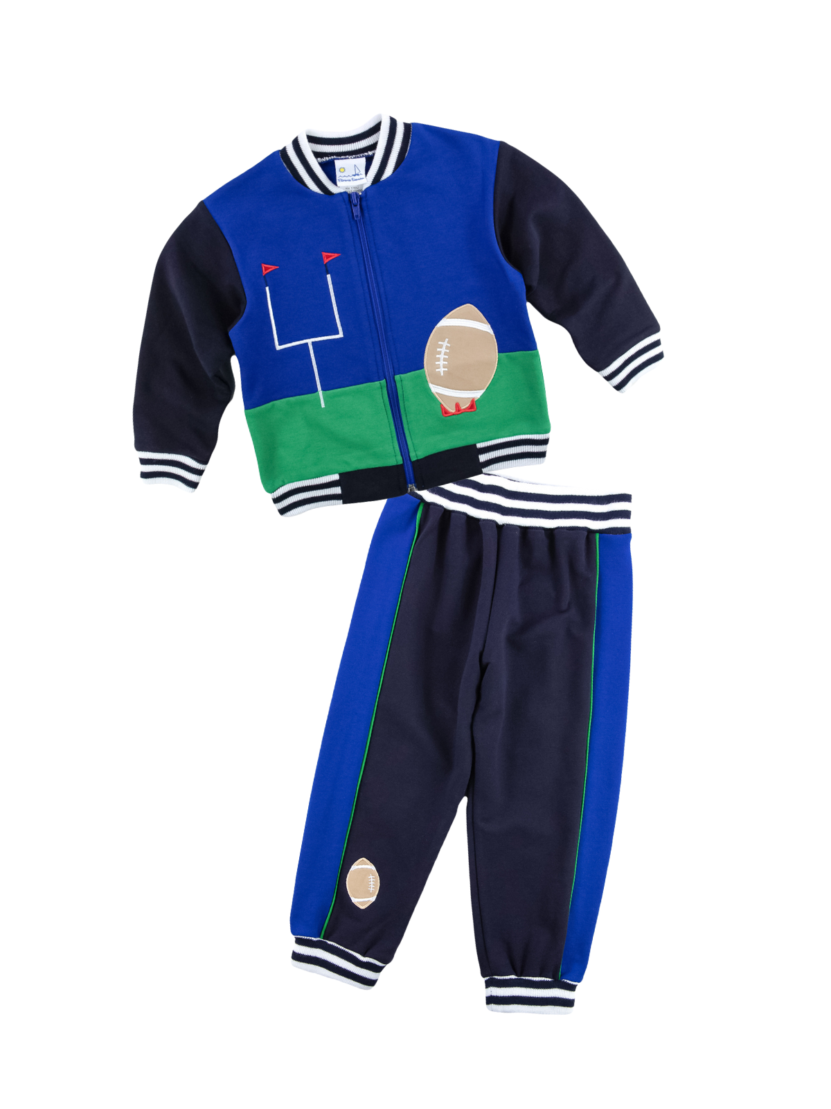 French Terry Football Set Sets Florence Eiseman Navy 18M 