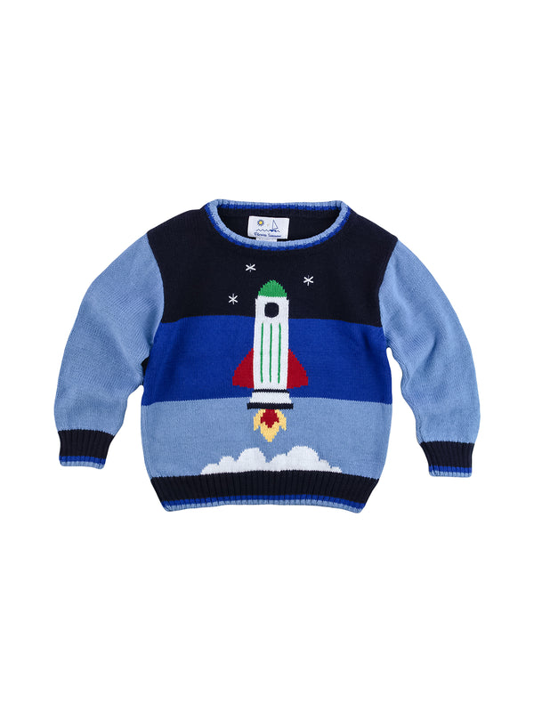Rocket Sweater Sweaters Florence Eiseman Blue 2T 