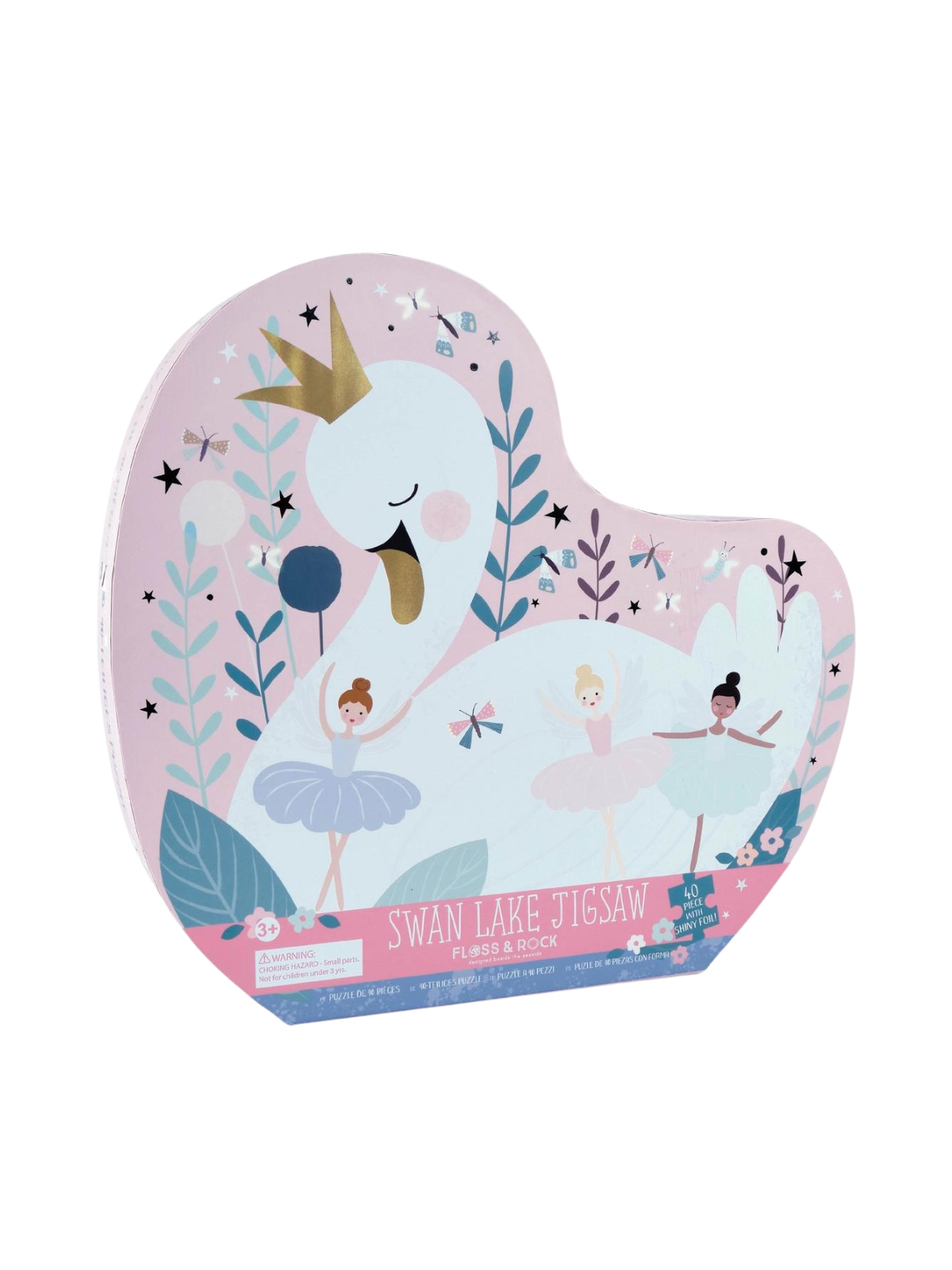 Enchanted Swan Lake 40 Pc Puzzle Games & Puzzles Floss and Rock   