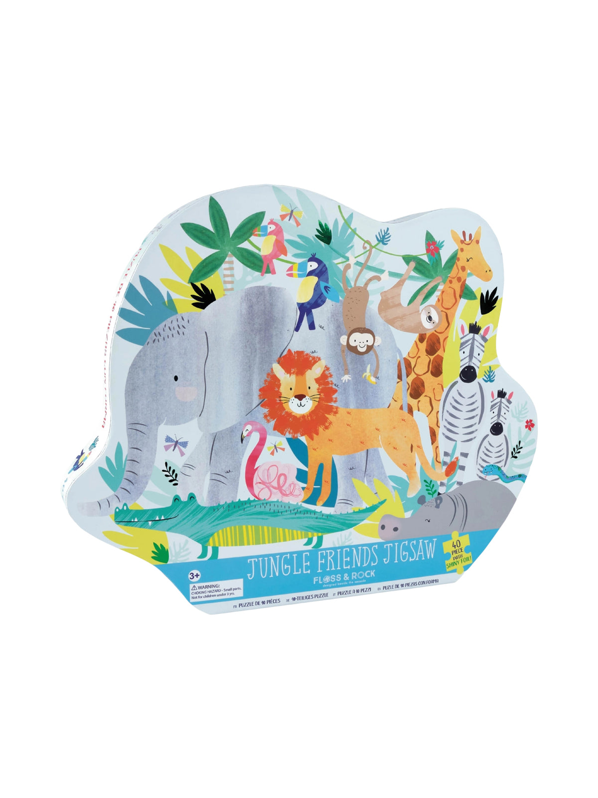 Jungle 40 Pc Puzzle Games & Puzzles Floss and Rock   