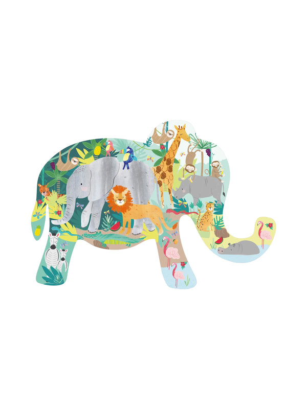 Jungle 40 Pc Puzzle Games & Puzzles Floss and Rock   