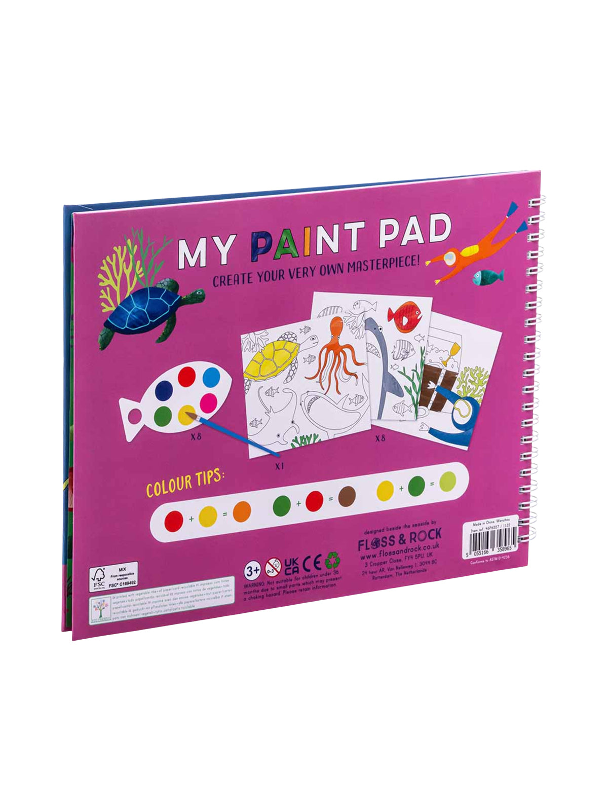 My Painting Pad Deep Sea Arts & Crafts Floss and Rock   