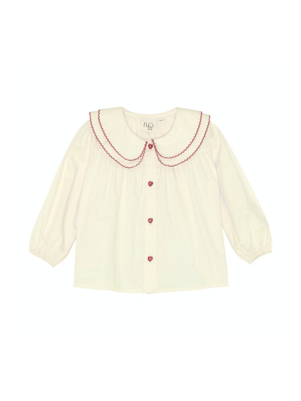 Darling Blouse Tops Flöss Soft White 2Y