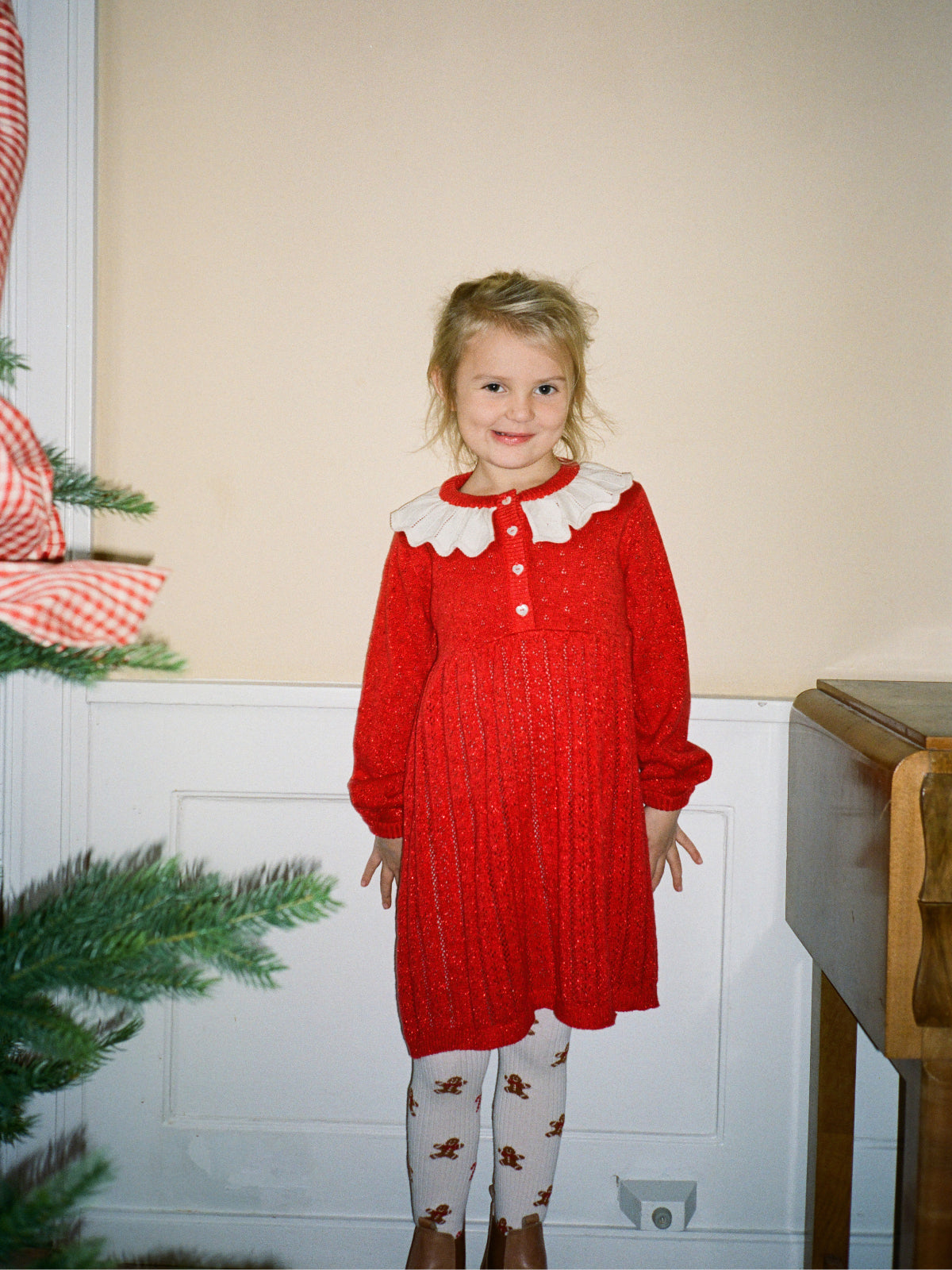Dora Pointelle Knit Dress Dresses Flöss