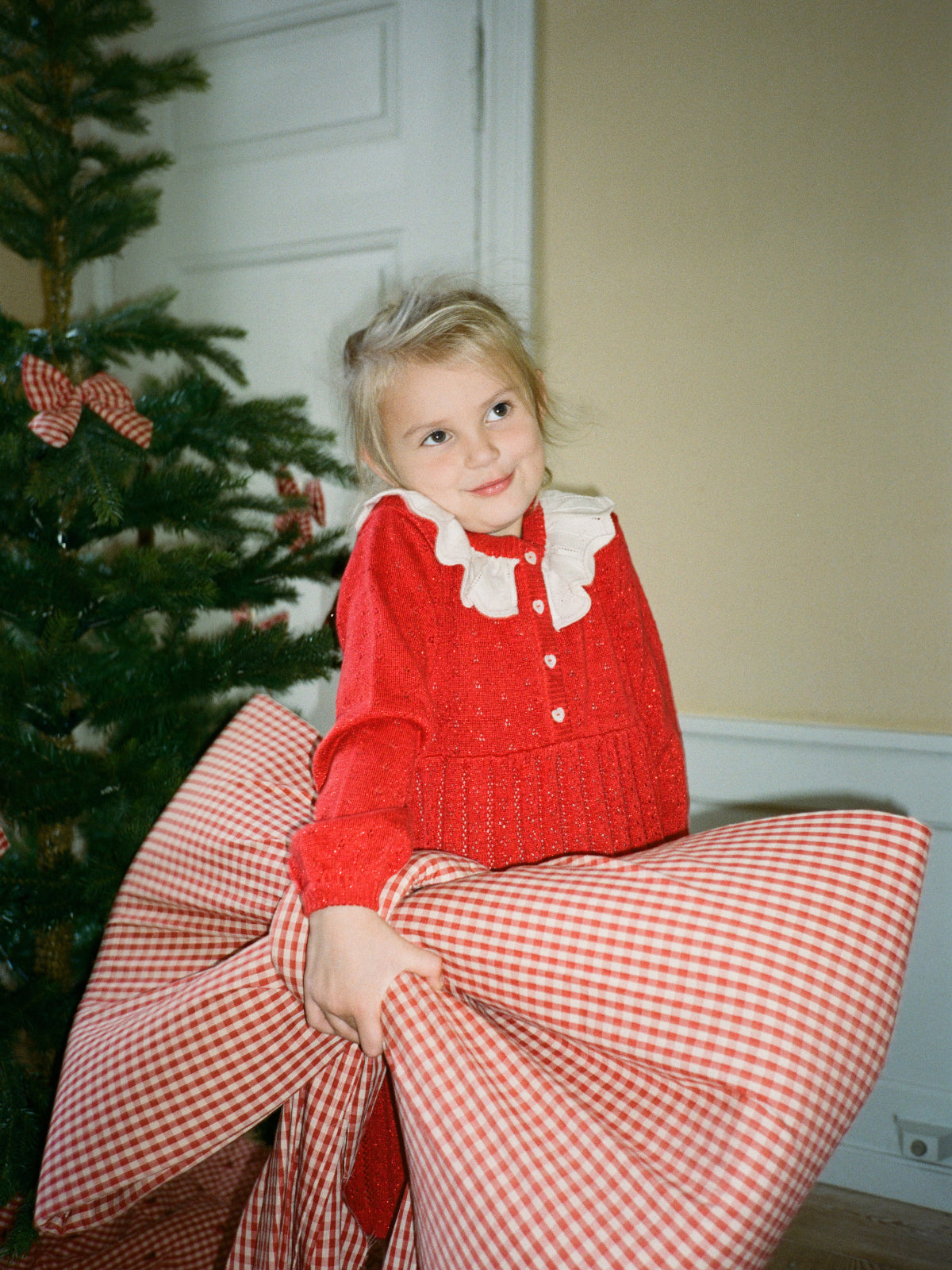 Dora Pointelle Knit Dress Dresses Flöss