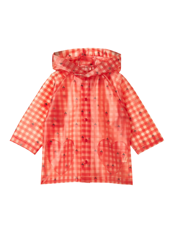 Iris Gingham Raincoat