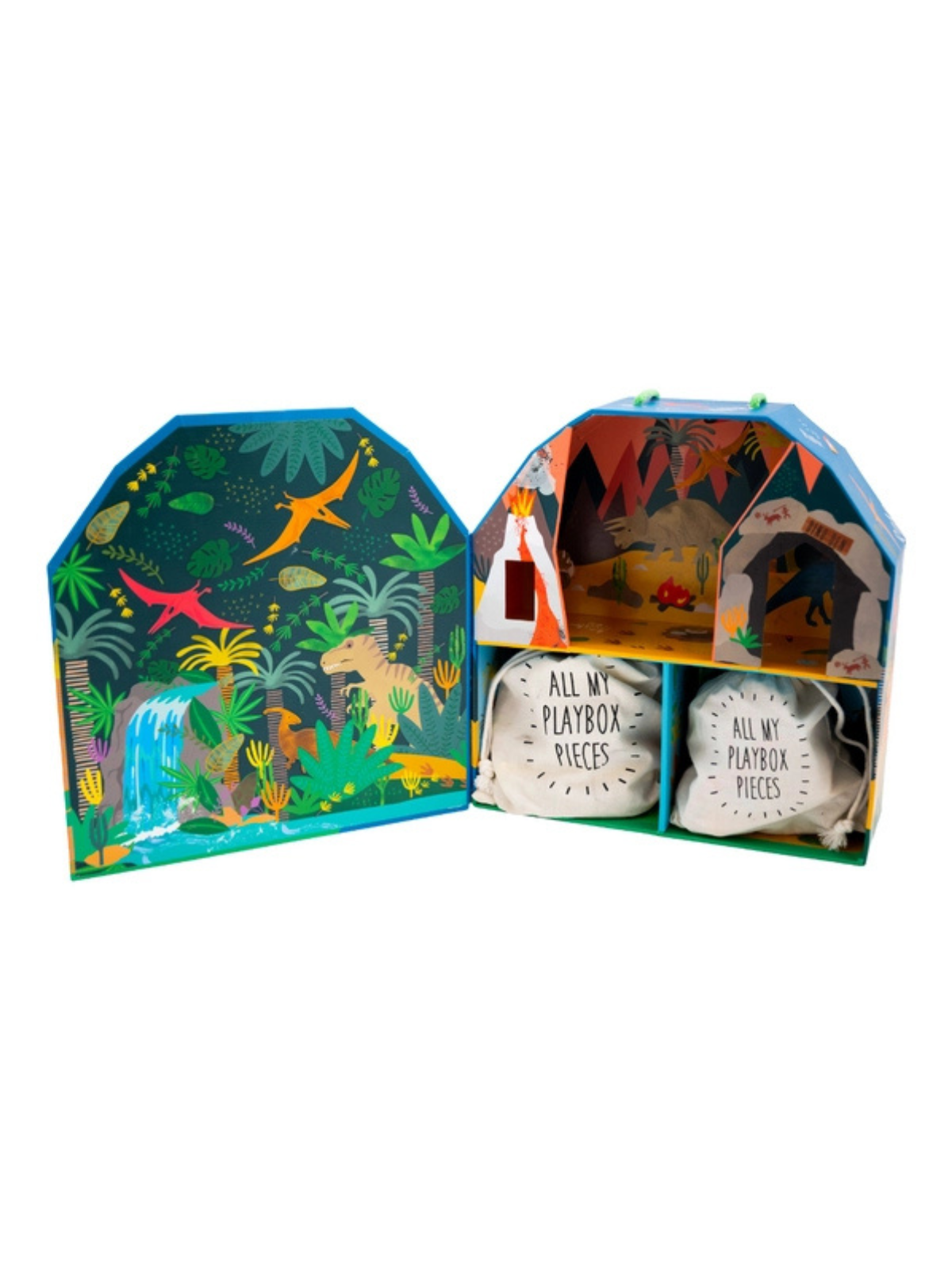 Dino Playbox Pretend Play Floss and Rock