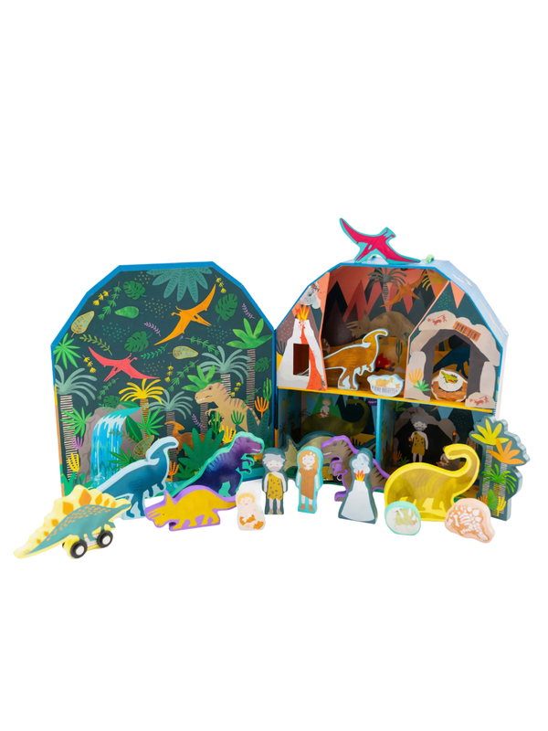 Dino Playbox Pretend Play Floss and Rock
