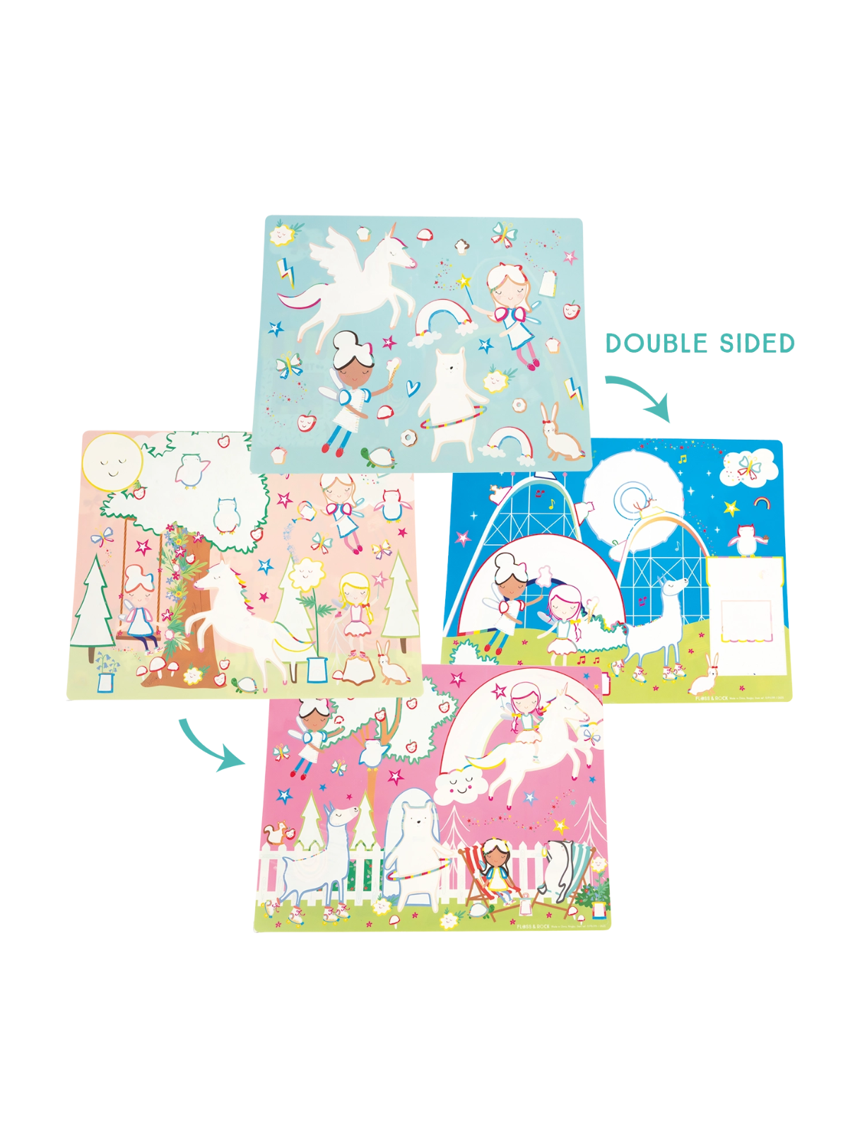 Magic Place Mat Rainbow Fairy Magic Water Placemat | Danrie