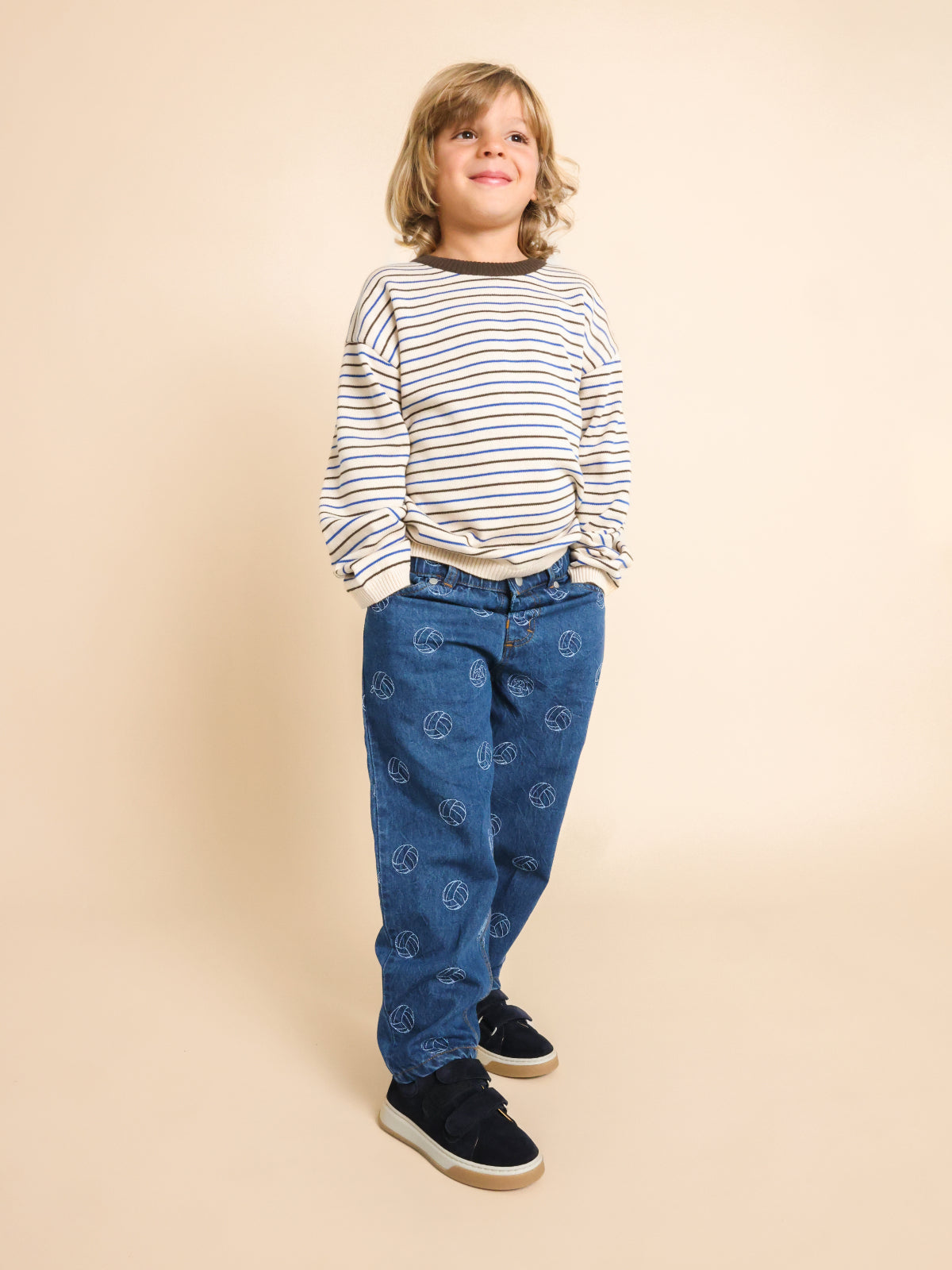 Storm Stripe Sweater Sweaters Flöss