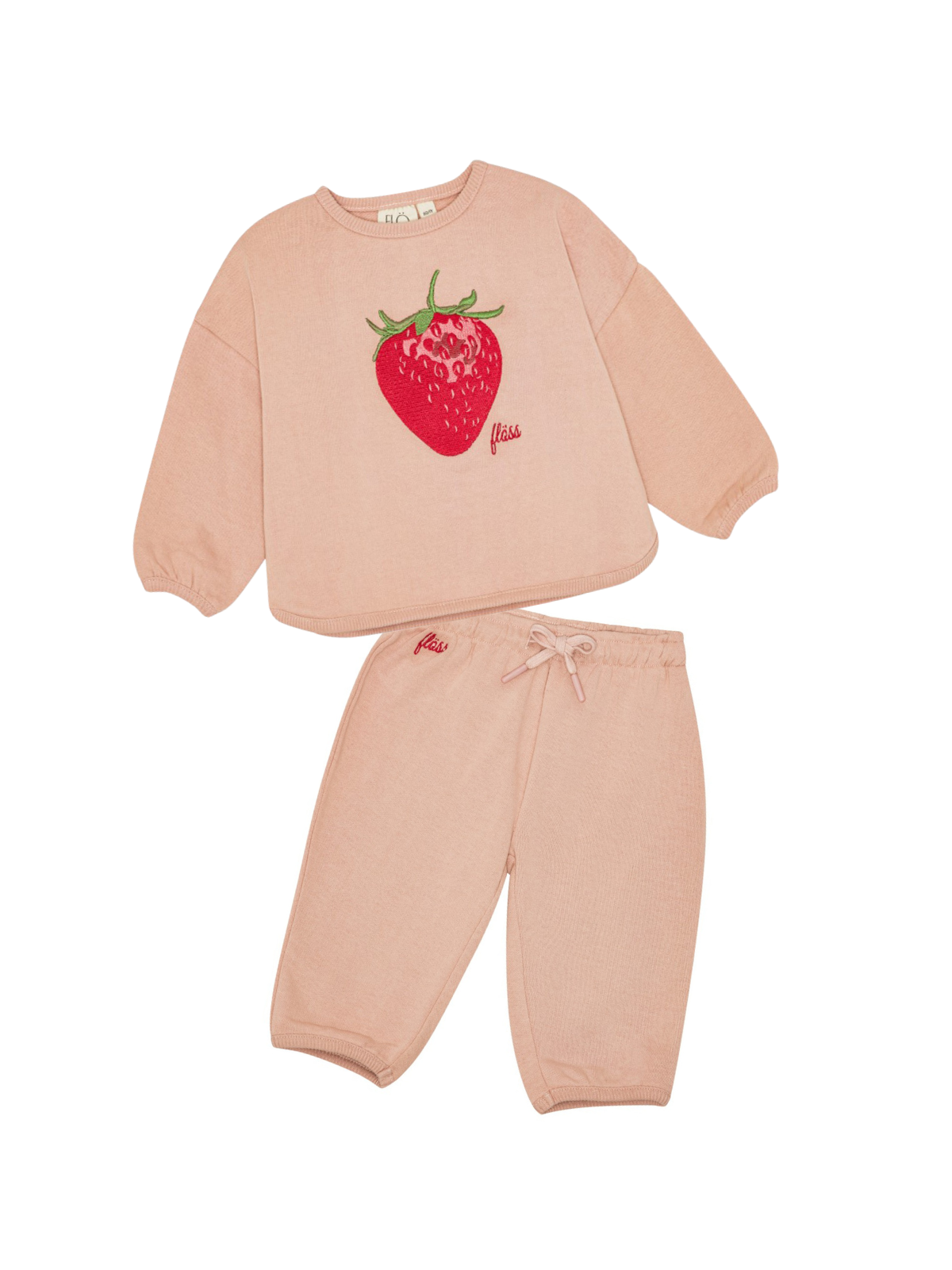 Vida Berry Set Sets Flöss Blush 12M