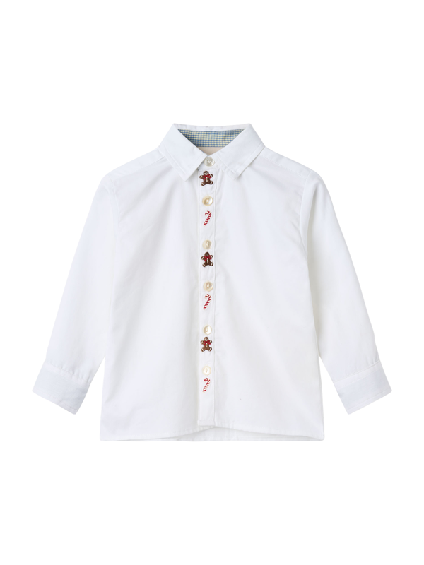 Walter Christmas Shirt Tops Flöss White 2Y