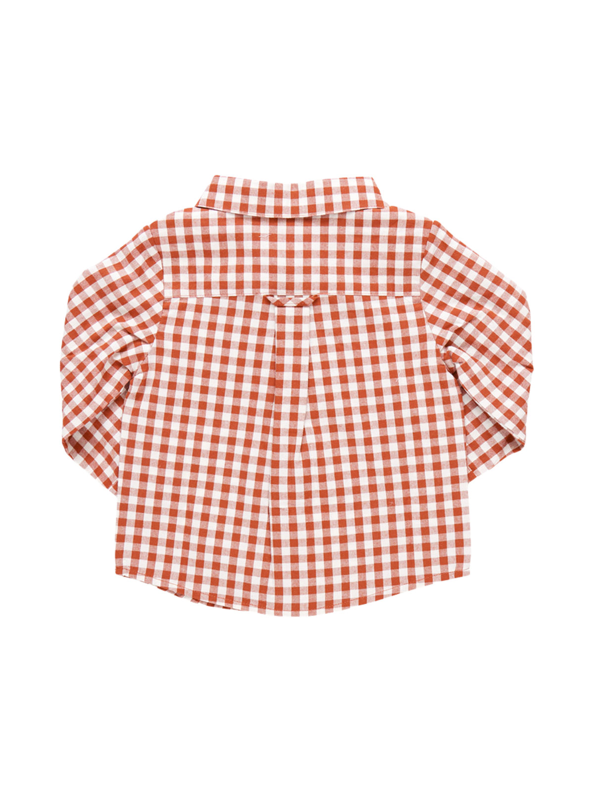 Gingham Jack Shirt Tops Pink Chicken   