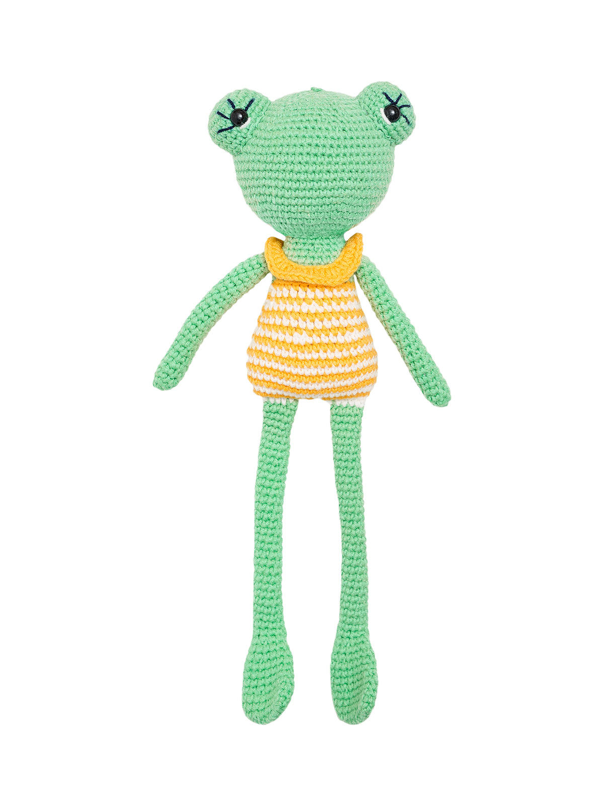 Hand Crochet Frog Set Plush Sevim Handmade   