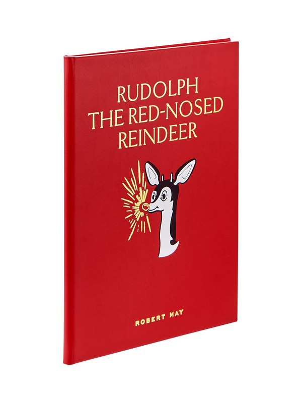 Rudolph the Red Nose Reindeer Leather Bound Book Books Graphic Image