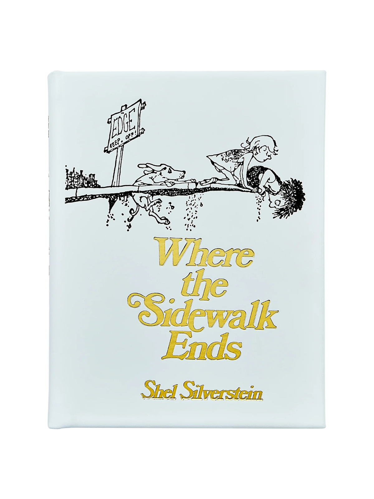 Where the Sidewalk Ends Leather Bound Book Books Graphic Image