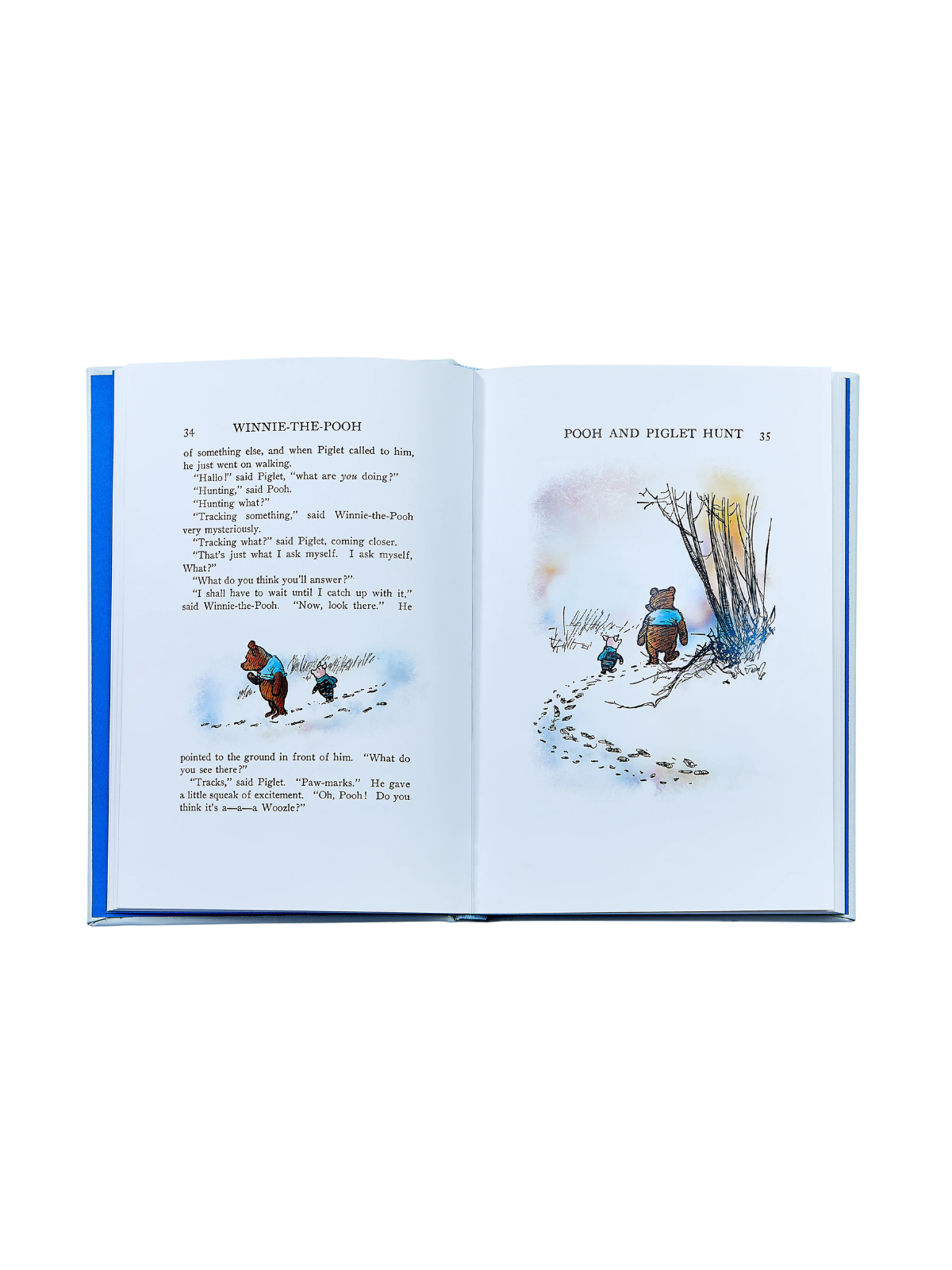 Winnie the Pooh Leather Bound Book Books Graphic Image