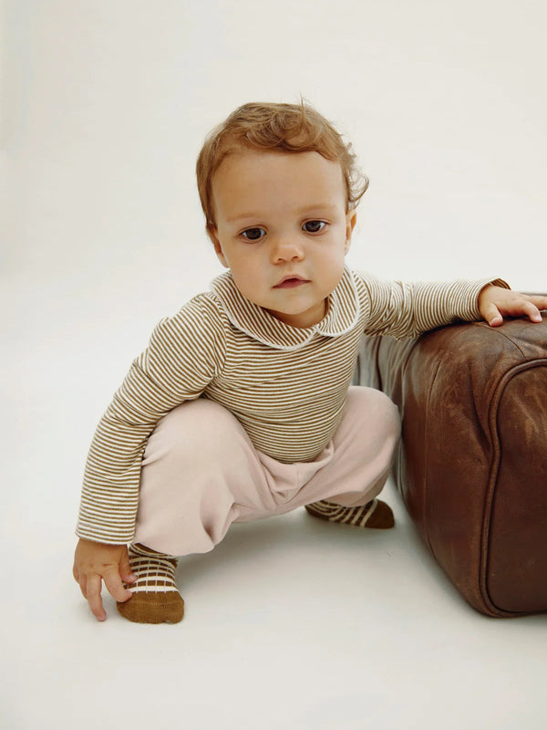 Woody Collared Bodysuit & Leggings Set