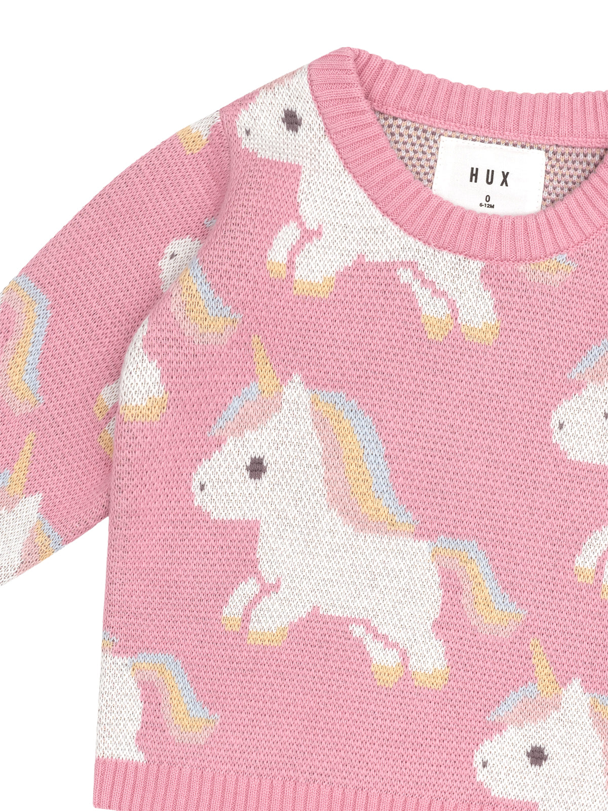 Allover Unicorn Sweater Sweaters Huxbaby   