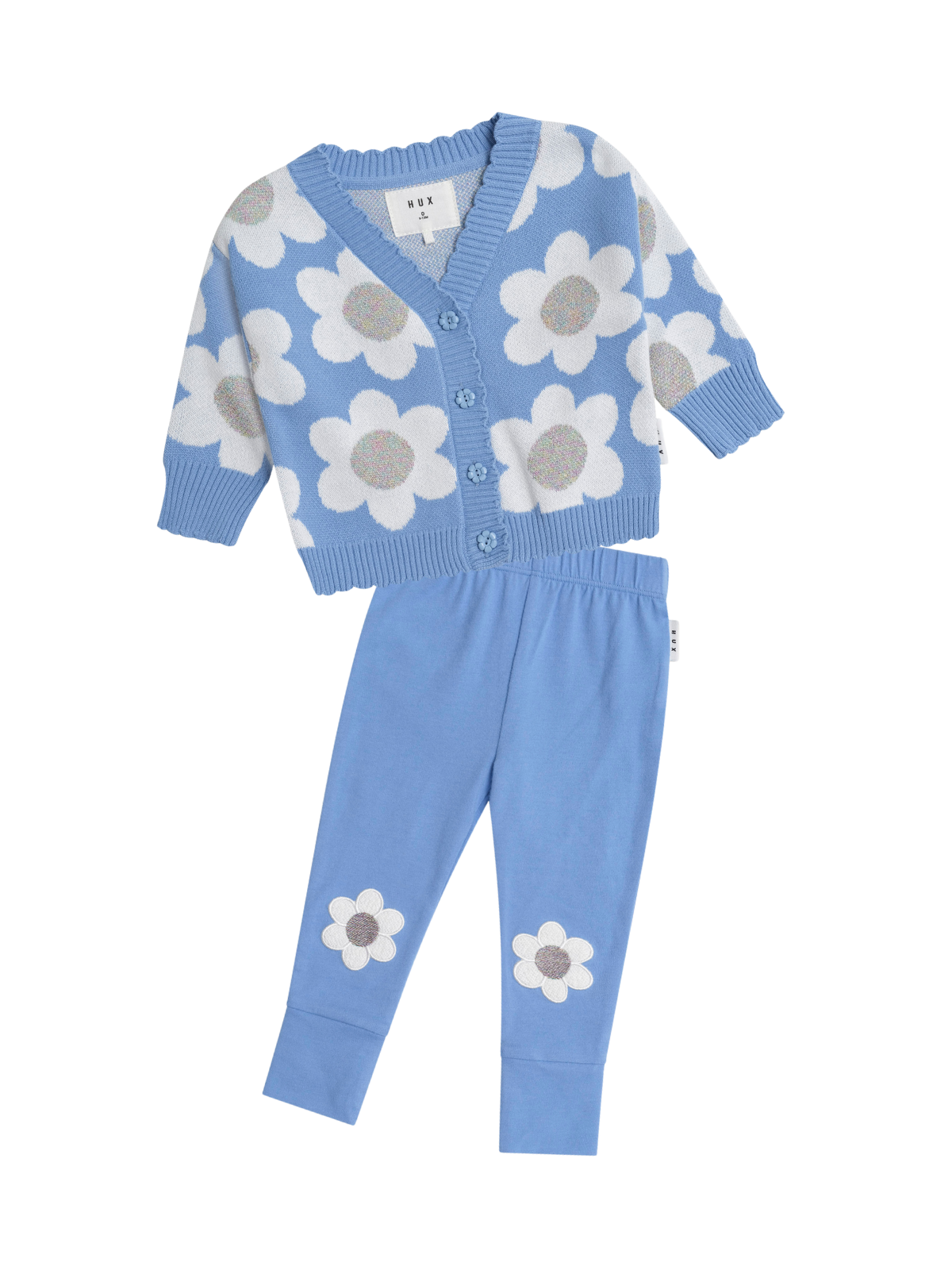 Daisy Scalloped Set Sets Huxbaby Seaside 6-12M