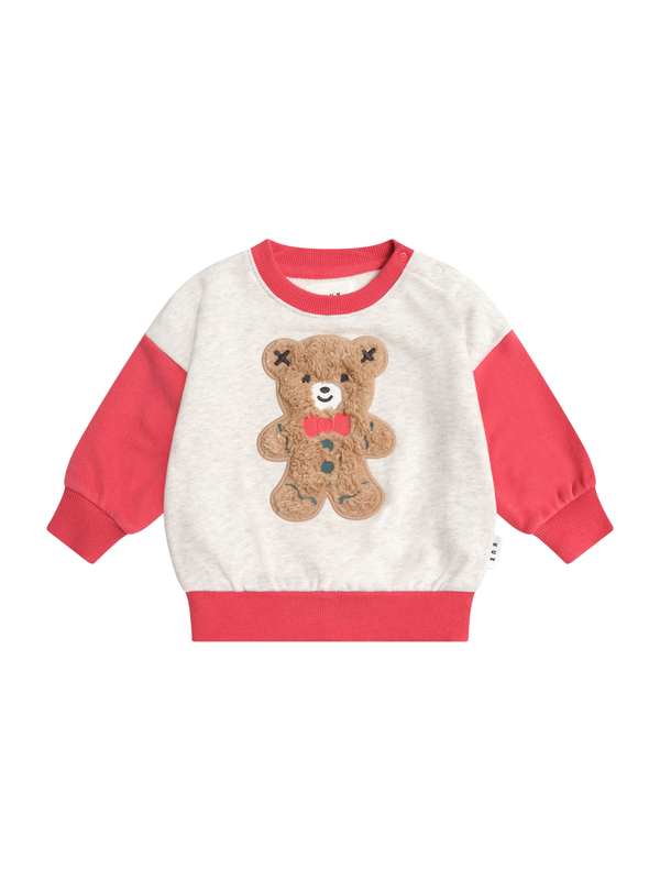 Gingerbread Sweatshirt Sweatshirts Huxbaby Almond Marl 6-12M