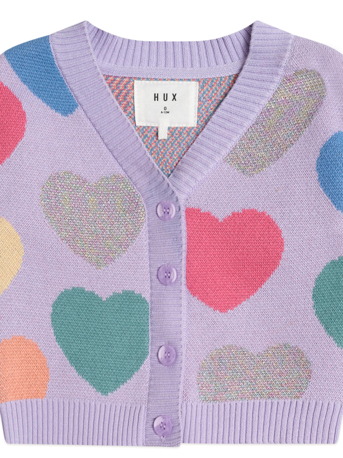 Loveheart Knit Cardigan Sweaters Huxbaby
