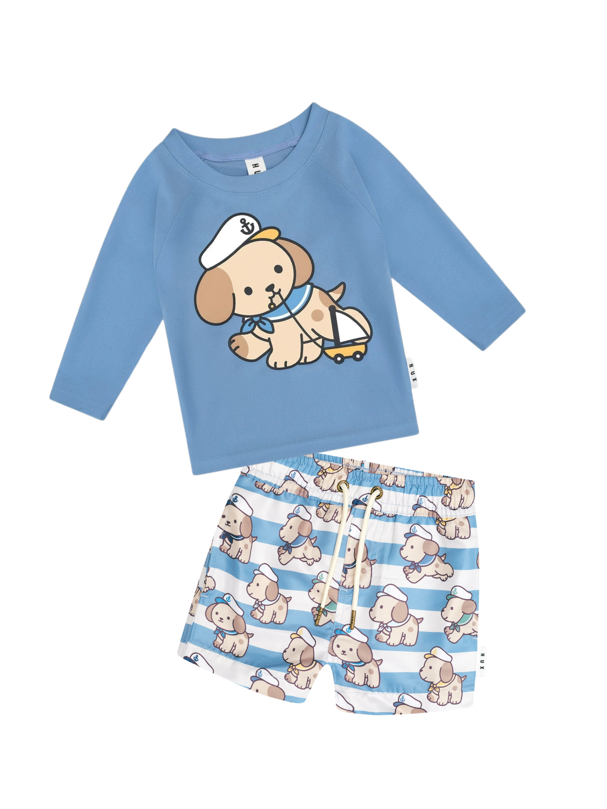 Sailor Pup Swim Set Swim Huxbaby   