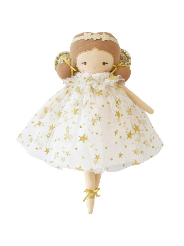 Holly Fairy - Ivory Gold Plush Alimrose   