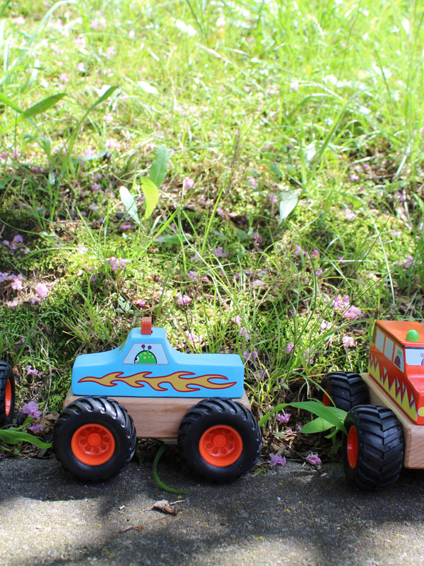 Blue Monster Truck Vehicles Jack Rabbit Creations