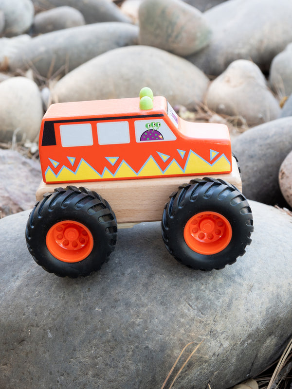 Red Monster Truck Vehicles Jack Rabbit Creations