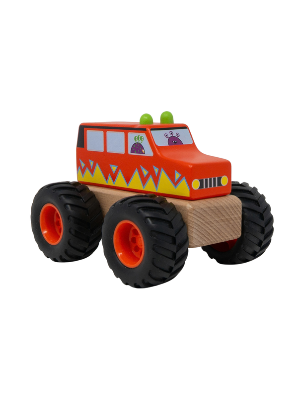 Red Monster Truck Vehicles Jack Rabbit Creations