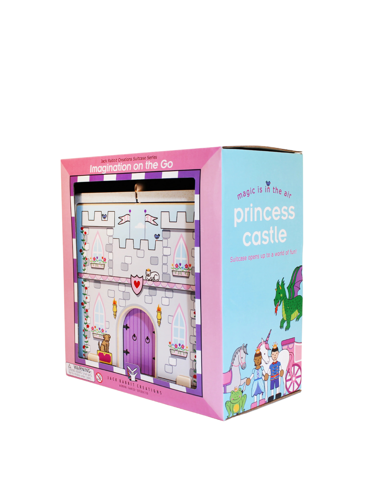 Suitcase Series: Princess Castle Pretend Play Jack Rabbit Creations