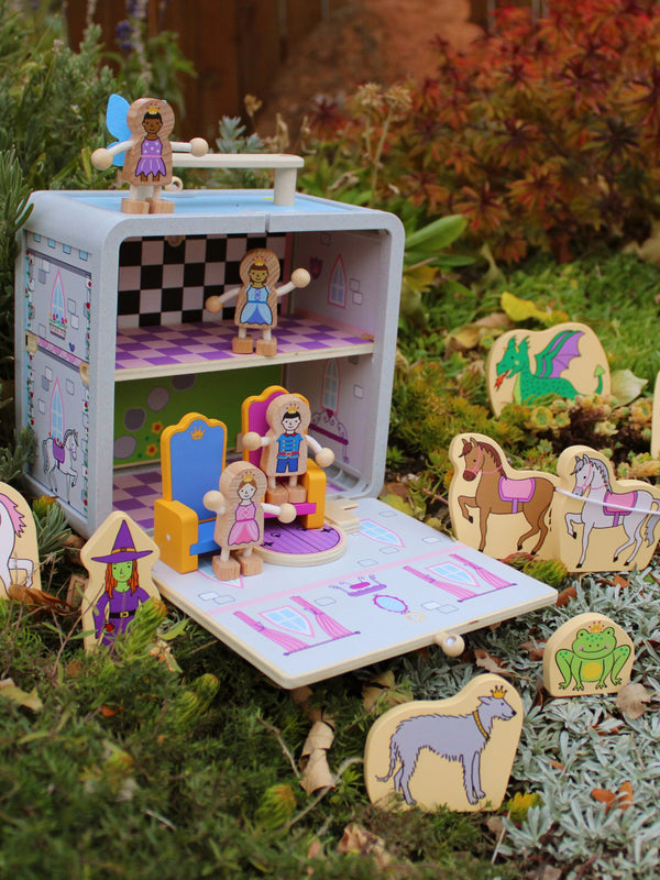 Suitcase Series: Princess Castle Pretend Play Jack Rabbit Creations