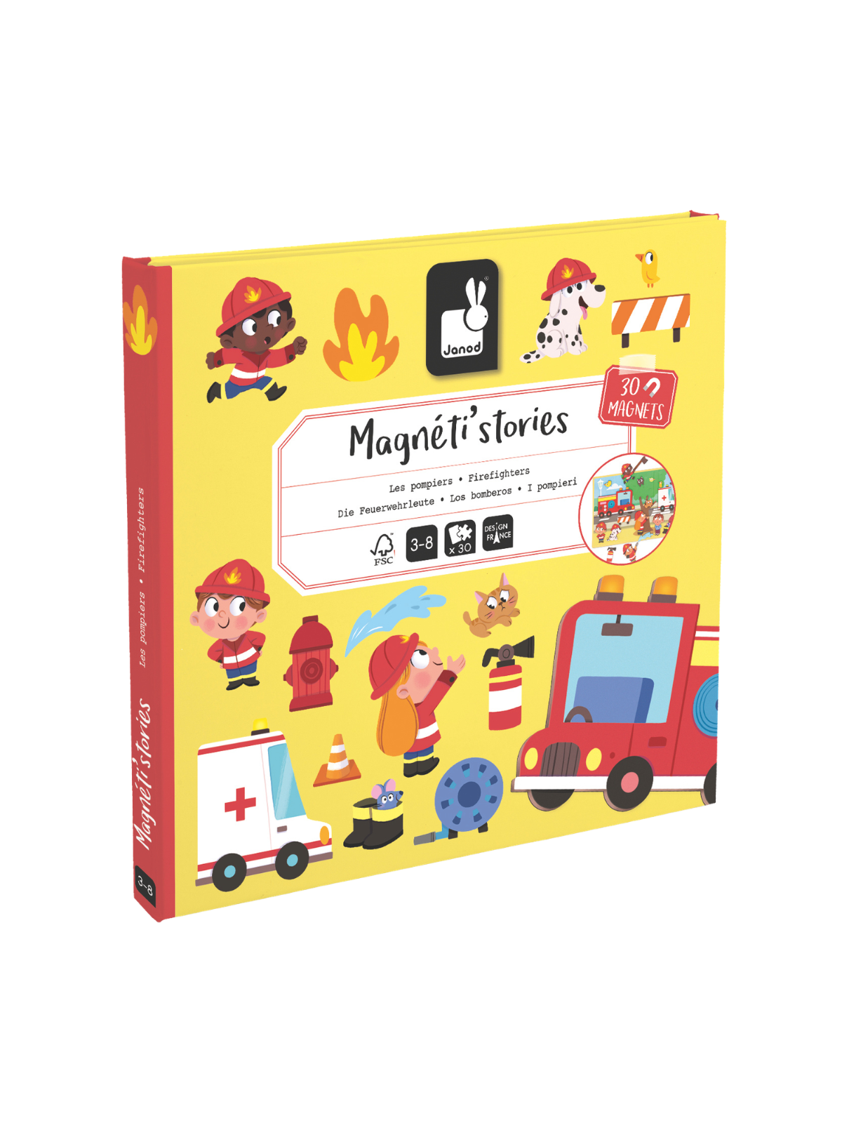 Magneti'stories Firefighters Arts & Crafts Janod
